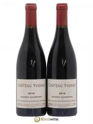 Saumur-Champigny Château Yvonne  2016 - Lot of 2 Bottles