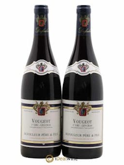 Vougeot 1er Cru Les Cras Dufouleur Pere Et Fils 2016 - Lot of 2 Bottles