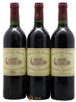 Pavillon Rouge du Château Margaux Second Vin  1994 - Lot of 3 Bottles