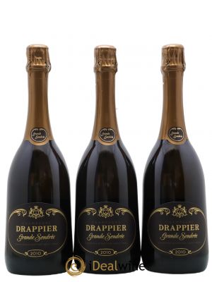 Grande Sendrée Drappier  2010 - Lot of 3 Bottles