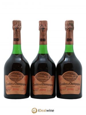 Comtes de Champagne Taittinger  1971 - Lot of 3 Bottles