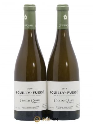 Pouilly-Fuissé Clos Des Quarts Château Des Quarts (sans prix de réserve) 2018 - Lot de 2 Bouteilles