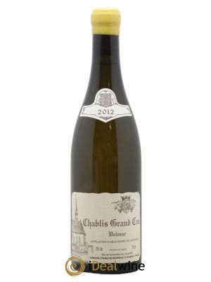 Chablis Grand Cru Valmur Raveneau (Domaine) (no reserve) 2012 - Lot of 1 Bottle