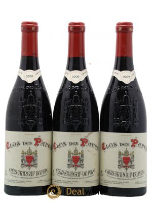 Châteauneuf-du-Pape Clos des Papes - Paul Avril 2009 - Lot de 3 Bottles