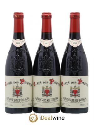 Châteauneuf-du-Pape Clos des Papes - Paul Avril  2017 - Lot of 3 Bottles