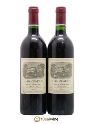 Carruades de Lafite Rothschild Second vin  1989