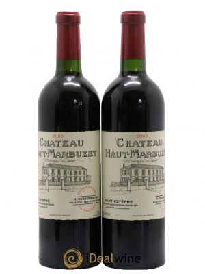 Château Haut Marbuzet 2005 - Lot de 2 Bottiglie