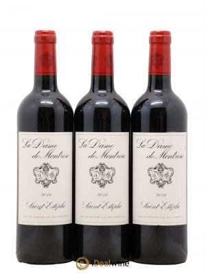 La Dame de Montrose Second Vin  2014 - Lot of 3 Bottles