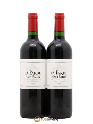 Haut Bailly II (Anciennement La Parde de Haut-Bailly) Second vin  2014 - Lot of 2 Bottles