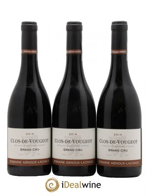 Clos de Vougeot Grand Cru Arnoux-Lachaux (Domaine)  2014 - Posten von 3 Flaschen