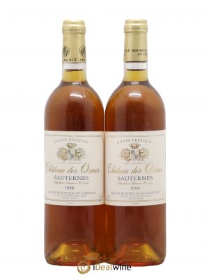Vin de France Cuvée Prestige Château des Ormes 1996 - Lot de 2 Bouteilles