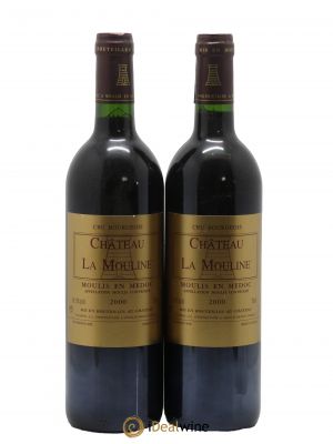 Moulis en Médoc Château La Mouline 2000 - Lot of 2 Bottles