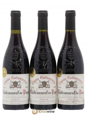 Châteauneuf-du-Pape Cuvee Clement V Pascal 2014 - Lot of 3 Bottles