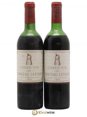 etiquette vin Chateau Latour 1968 original wine label wein etikett 1er grand cru 
