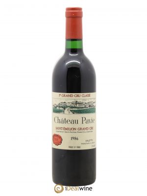 Château Pavie 1er Grand Cru Classé A (no reserve) 1986 - Lot of 1 Bottle