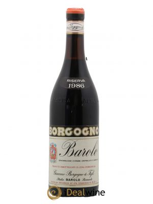 Barolo DOCG Riserva Giacomo Borgogno 1986 - Lot de 1 Bottiglia
