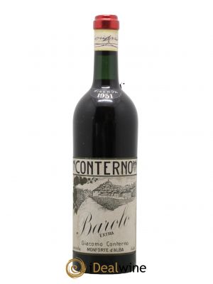 Barolo DOCG Giacomo Conterno Extra 1951 - Lot de 1 Bottle