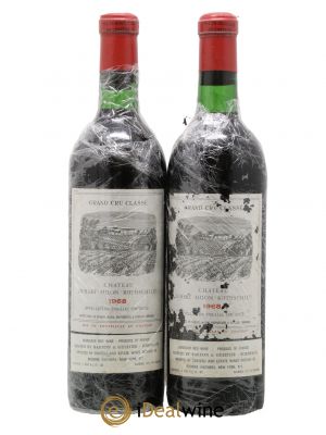 Château Duhart-Milon 4ème Grand Cru Classé  1968 - Lotto di 2 Bottiglie