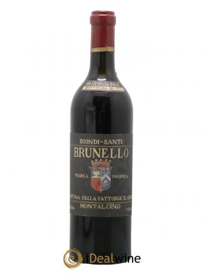 Brunello di Montalcino DOCG DOC Riserva Biondi-Santi Tenuta Greppo  1951 - Posten von 1 Flasche
