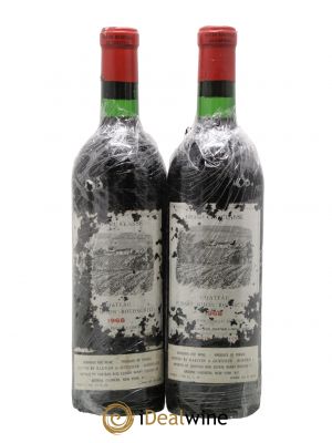 Château Duhart-Milon 4ème Grand Cru Classé  1968 - Lotto di 2 Bottiglie