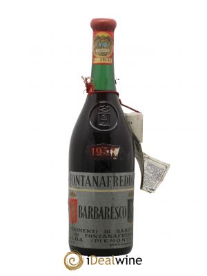 Barbaresco DOCG Fontanafredda 1959 - Lot de 1 Bouteille