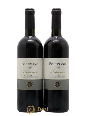 Vino Nobile di Montepulciano Asinone Poliziano 1998 - Lot of 2 Bottles