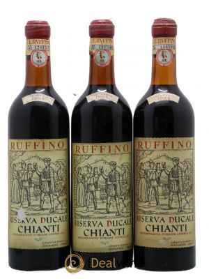Chianti Classico DOCG Riserva Ducale Ruffino 1964 - Lot of 3 Bottles