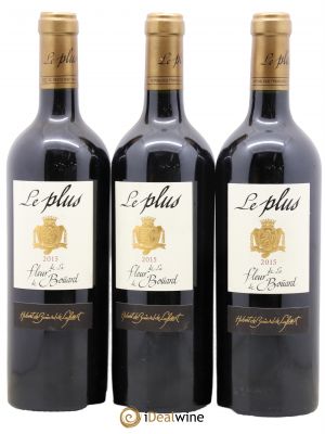 Château Le Plus de la Fleur de Boüard  2015 - Lot of 3 Bottles