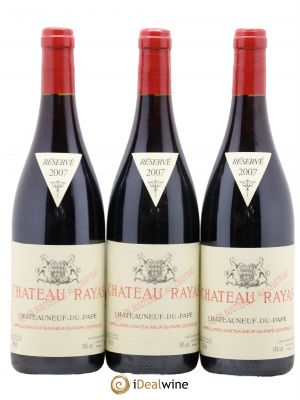 Châteauneuf-du-Pape Château Rayas Reynaud  2007 - Lot of 3 Bottles