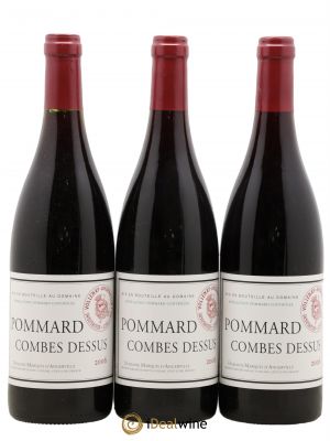 Pommard Combes-Dessus Marquis d'Angerville (Domaine)  2006 - Lot de 3 Bouteilles