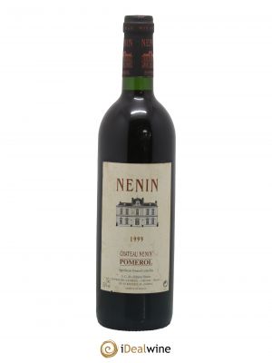 Château Nenin  1999 - Lot of 1 Bottle