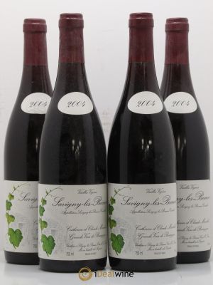 Savigny-lès-Beaune Vieilles Vignes Catherine et Claude Maréchal 2004 - Lot of 4 Bottles
