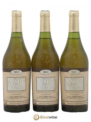 Côtes du Jura Terrier 1989 - Lot of 3 Bottles