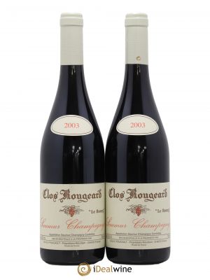 Saumur-Champigny Le Bourg Clos Rougeard  2003 - Lot of 2 Bottles
