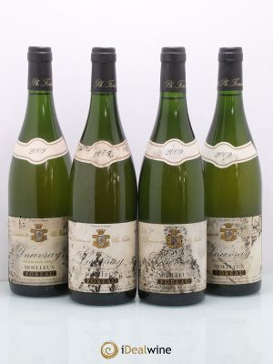 Vouvray Moelleux Clos Naudin - Philippe Foreau  2009 - Lot of 4 Bottles