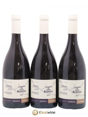 Bourgueil Les Perrières Catherine et Pierre Breton  2014 - Lot of 3 Bottles
