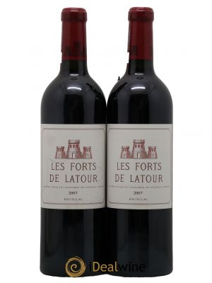 Les Forts de Latour Second Vin 2007 - Lot de 2 Bottles
