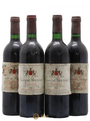 Château Moulinet  1989 - Lot of 4 Bottles