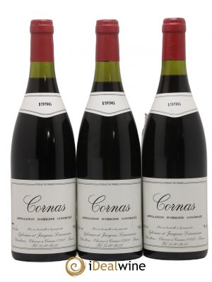 Cornas Domaine Lemenicier 1996 - Lot of 3 Bottles