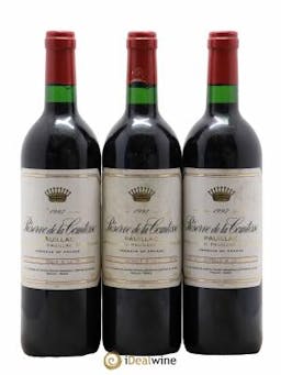 Réserve de la Comtesse Second Vin  1997 - Lot of 3 Bottles