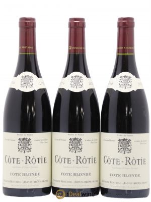 Côte-Rôtie Côte Blonde René Rostaing  2016 - Lot of 3 Bottles