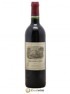 Carruades de Lafite Rothschild Second vin  1996 - Lot de 1 Bouteille