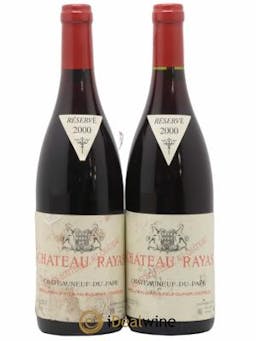 Châteauneuf-du-Pape Château Rayas Emmanuel Reynaud  2000 - Lot of 2 Bottles