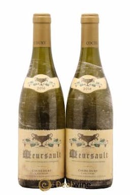 Meursault Coche Dury (Domaine)  2016 - Lot of 2 Bottles