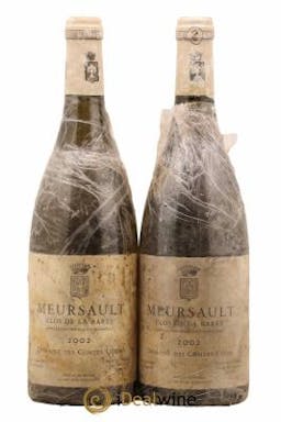 Meursault Clos de la Barre Comtes Lafon (Domaine des) 2002 - Lot de 2 Bottles
