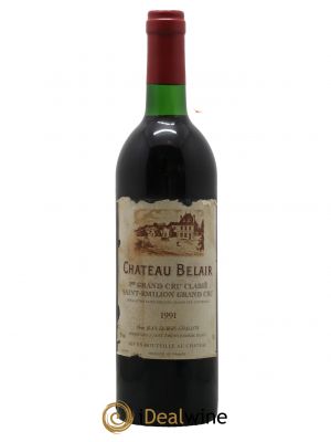Château Belair (Belair-Monange) 1er Grand Cru Classé B 1991 - Lot de 1 Bottle