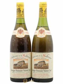 Chassagne-Montrachet 1er Cru Château de la Maltroye Crets 1991 - Lot of 2 Bottles