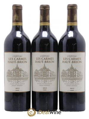 Château Les Carmes Haut-Brion 2015 - Lot de 3 Bottles