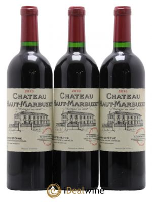 Château Haut Marbuzet 2013 - Lot de 3 Bottles