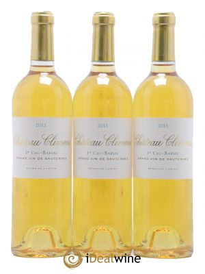 Château Climens 1er Grand Cru Classé 2013 - Lot de 3 Bottles
